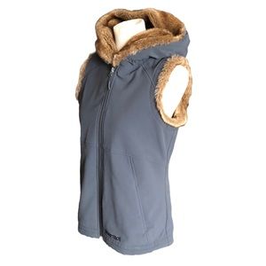 Marmot faux fur vest women’s medium